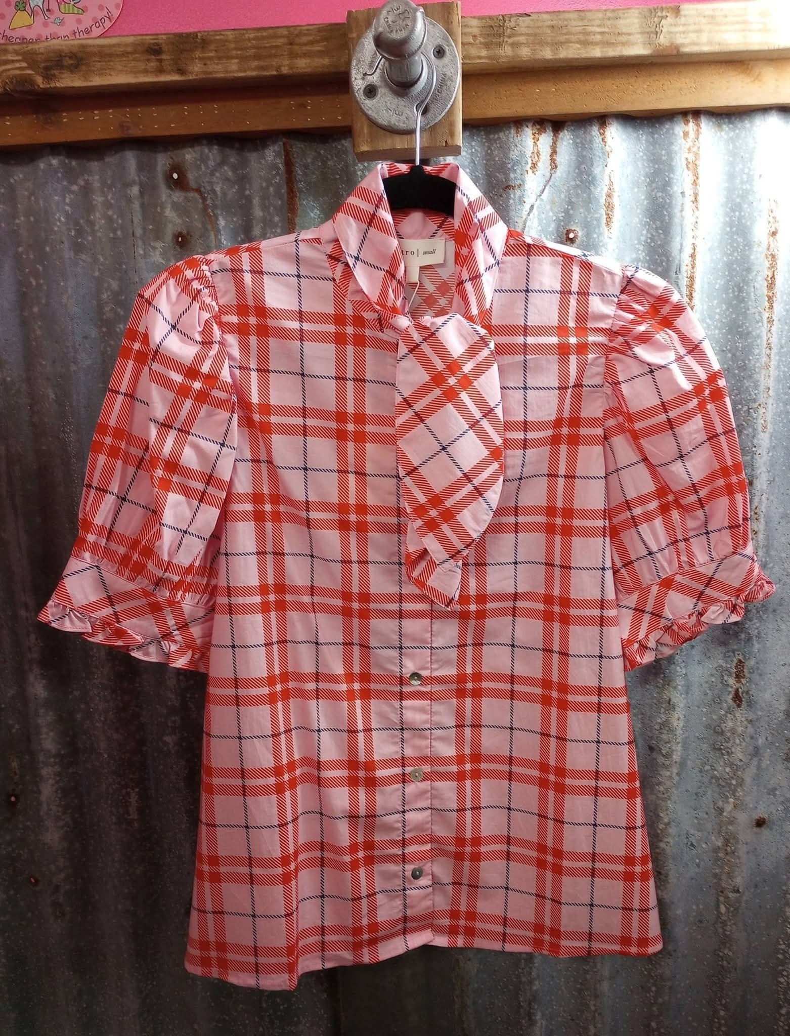 Classy plaid top