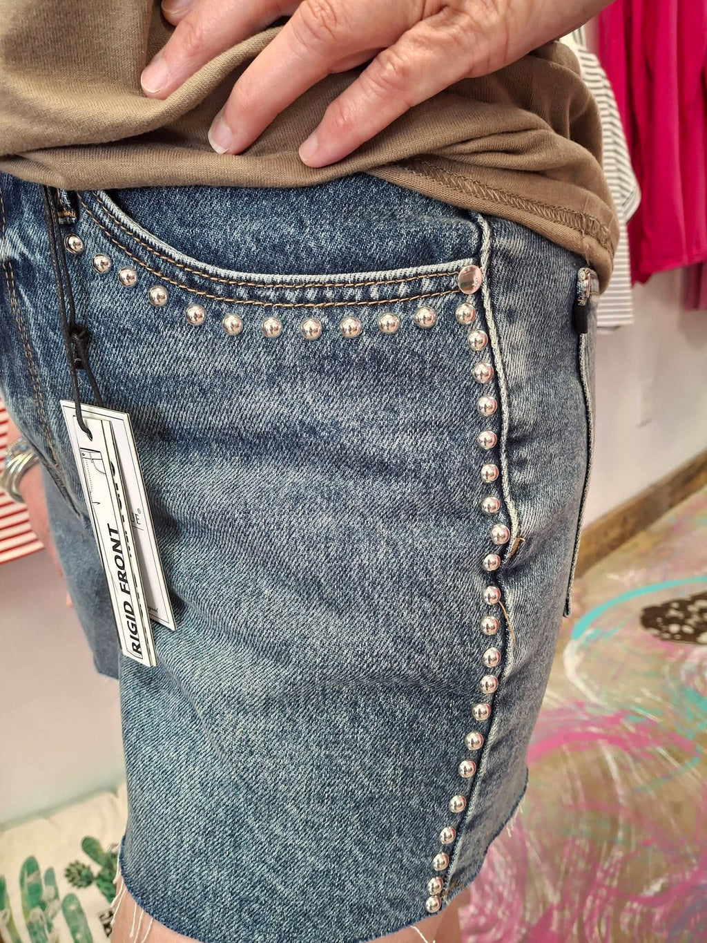 Studded shorts