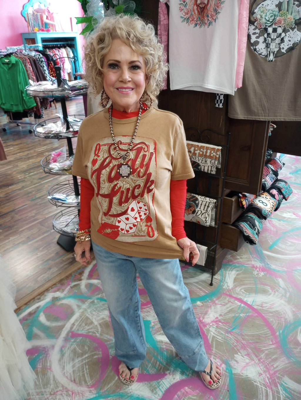 Lady Luck tee
