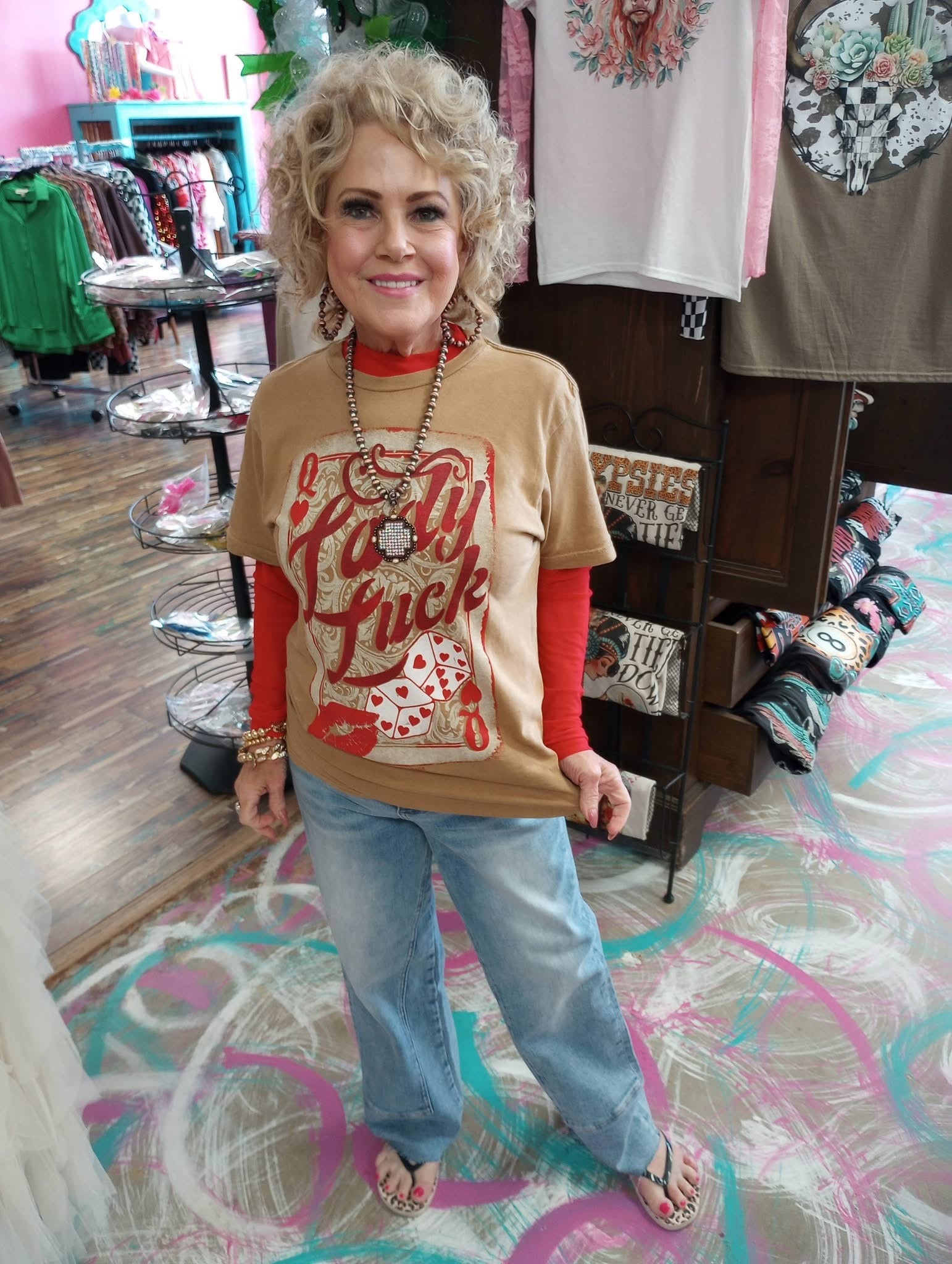 Lady Luck tee