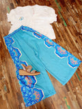 Smocked lace top