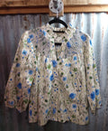 Blue roses top
