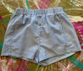 Blue striped shorts