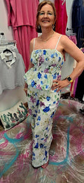 White floral set