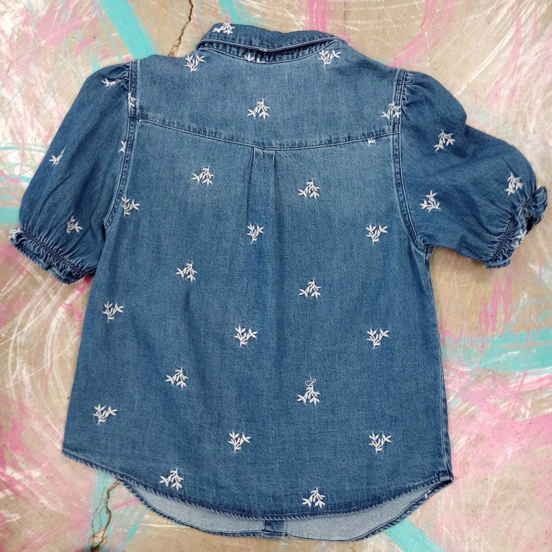 Floral Denim top