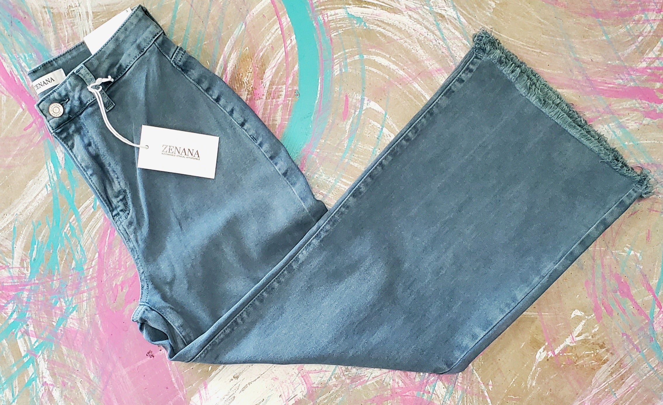 Teal Crop