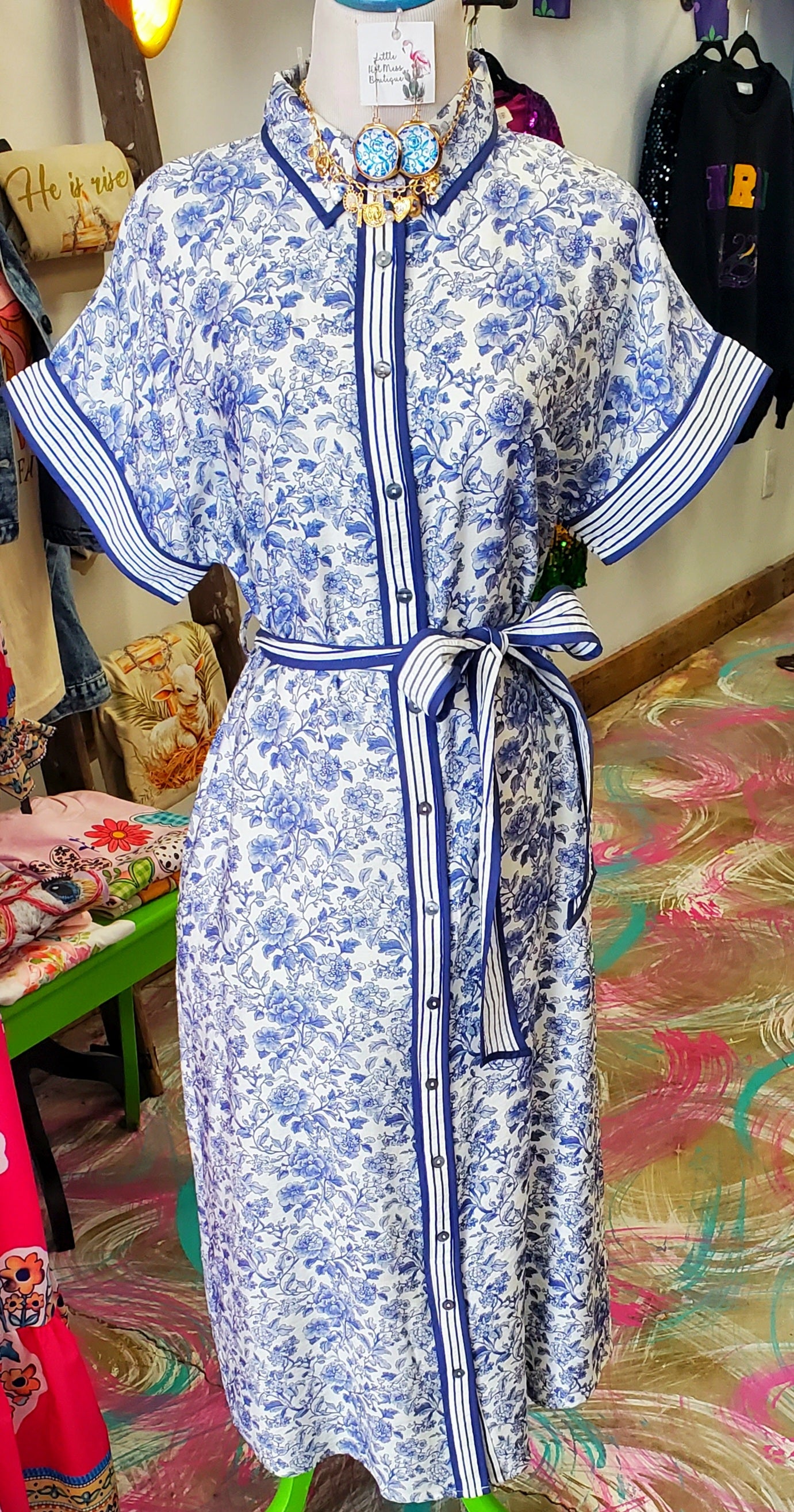 Blue pattern